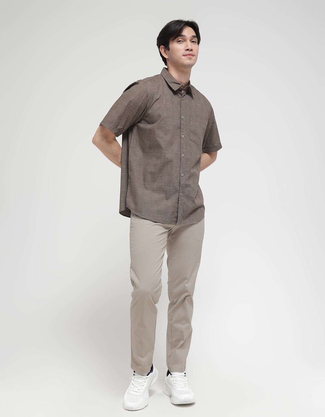Cole Short Sleeve Shirt Geometric Abstract