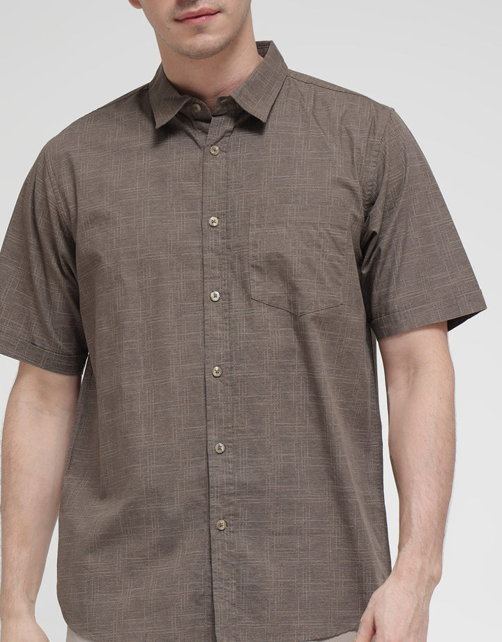 Cole Short Sleeve Shirt Geometric Abstract