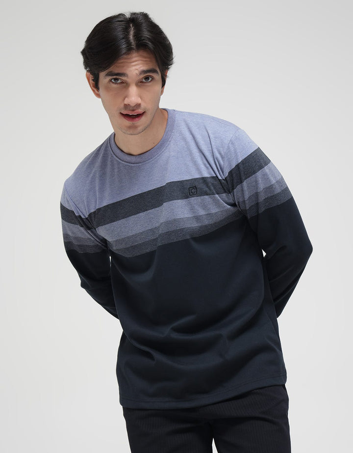 Cole Interlock Stripe Sweater Pria