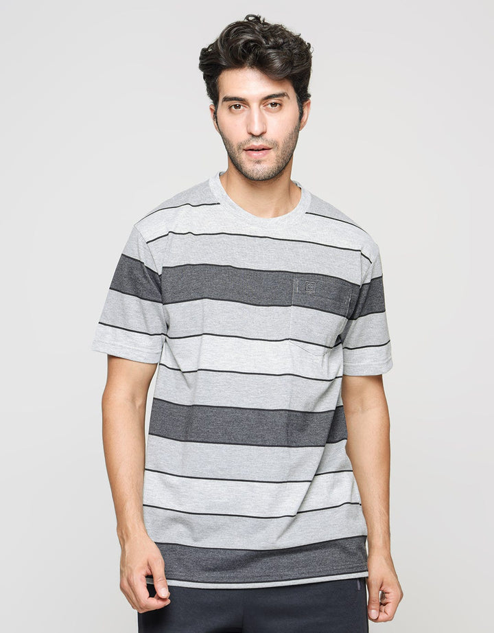 Cole Stripes Pocket Kaos Casual Pria