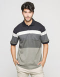 Cole Short Sleeve Polo Shirt Stripe Mix Pocket