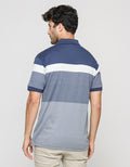Cole Short Sleeve Polo Shirt Stripe Mix Pocket