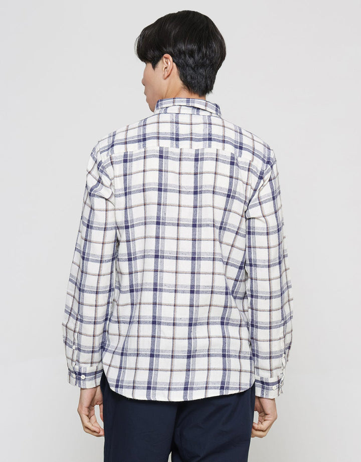 Cole Men's Long Sleeve Check Print Shirt