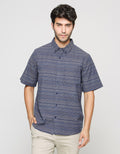 Cole Short Sleeve Shirt Stripe Mix Color