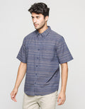 Cole Short Sleeve Shirt Stripe Mix Color