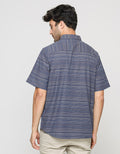 Cole Short Sleeve Shirt Stripe Mix Color