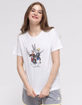 Nevada Short Sleeve T-Shirt Warner Bross Print Bugs And Bunny Lola Bunny