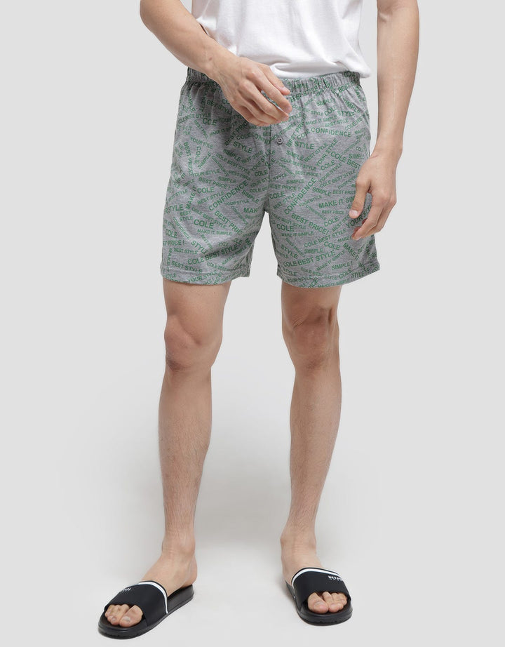 Cole Boxer Knit Words Art