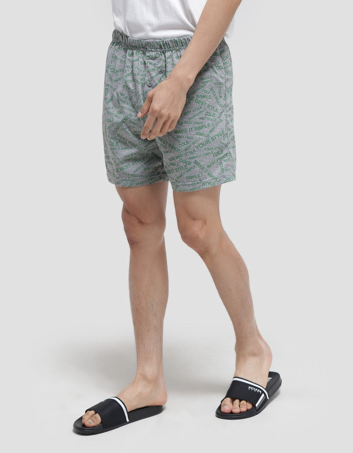 Cole Boxer Knit Words Art