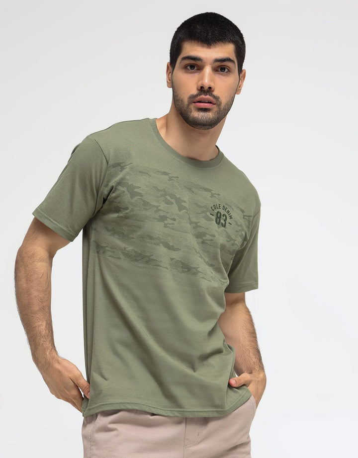 Cole Camo Denim Print Men's T-Shirt