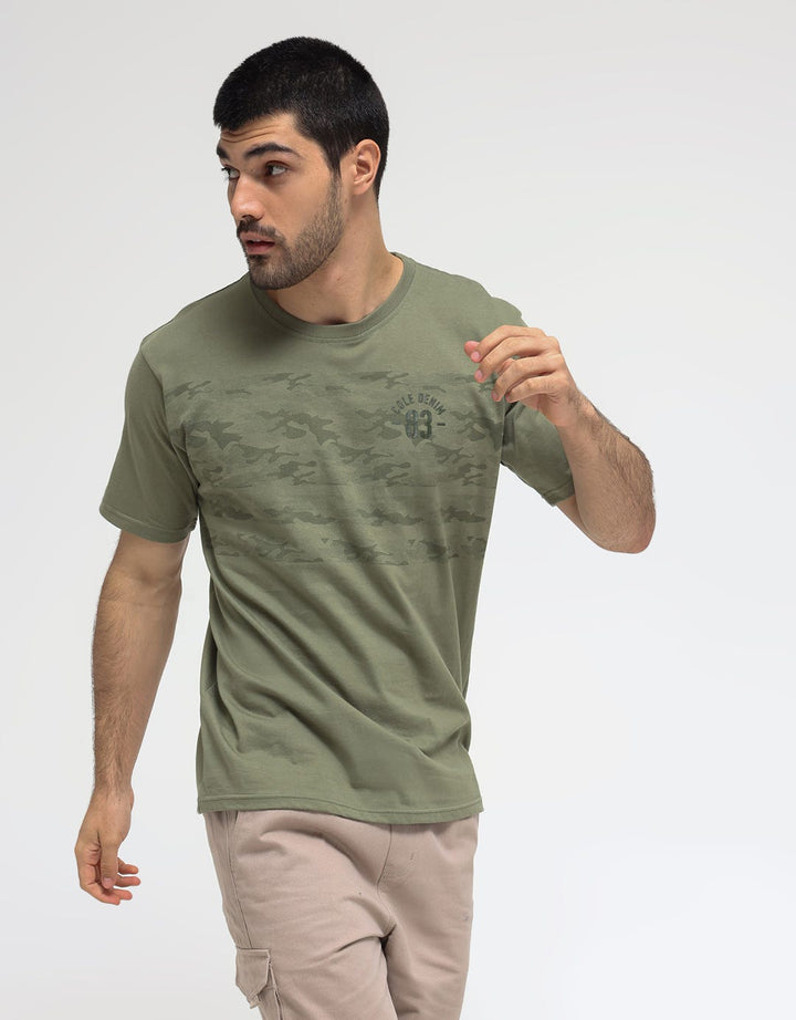 Cole Camo Denim Print Men's T-Shirt