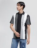 Cole Vertical Stripe Polo Shirt Men