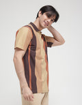 Cole Vertical Stripe Polo Shirt Men