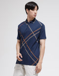 Cole Short Sleeve Polo Shirt Graphic Discharge