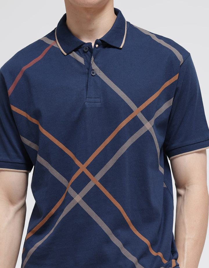 Cole Short Sleeve Polo Shirt Graphic Discharge