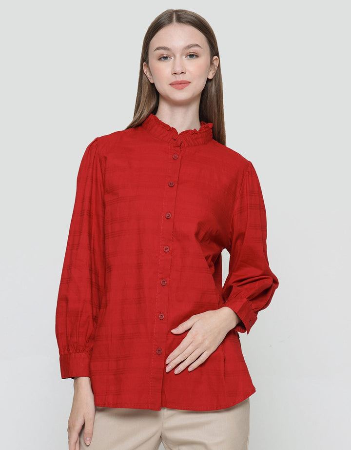 Expand Ceta Blouse Wanita Print Stripe