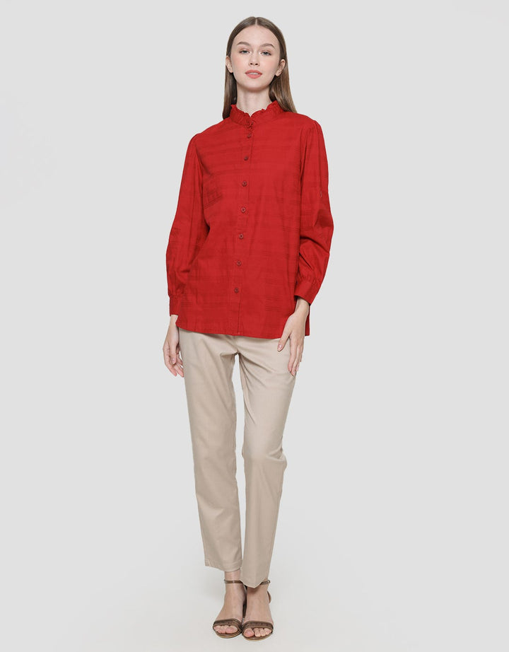 Expand Ceta Blouse Wanita Print Stripe