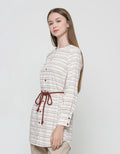 Exit Hyurii Blouse Wanita Motif Garis