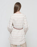 Exit Hyurii Blouse Wanita Motif Garis