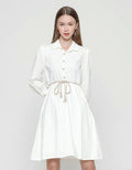 Exit Geana Midi Dress With Belt Wanita