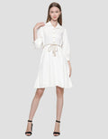 Exit Geana Midi Dress With Belt Wanita