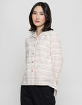 Exit Yetri Blouse Stripe Lengan Panjang Wanita
