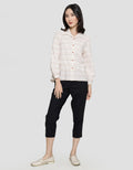 Exit Yetri Blouse Stripe Lengan Panjang Wanita