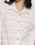 Exit Yetri Blouse Stripe Lengan Panjang Wanita
