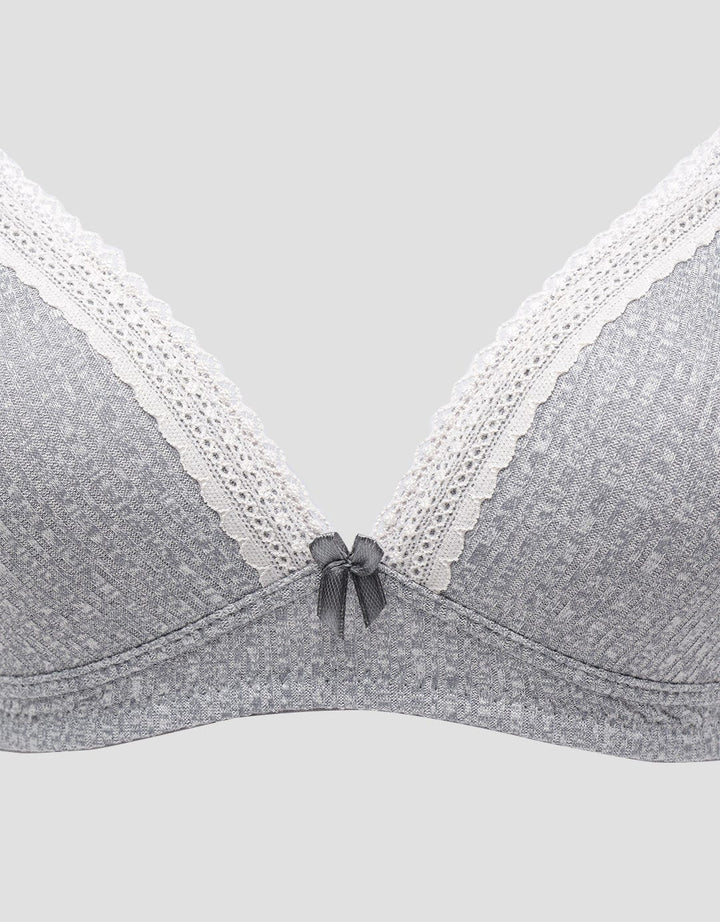 Nevada Non Push Up Regular Bra Non Wired Bra Rib 2 Women