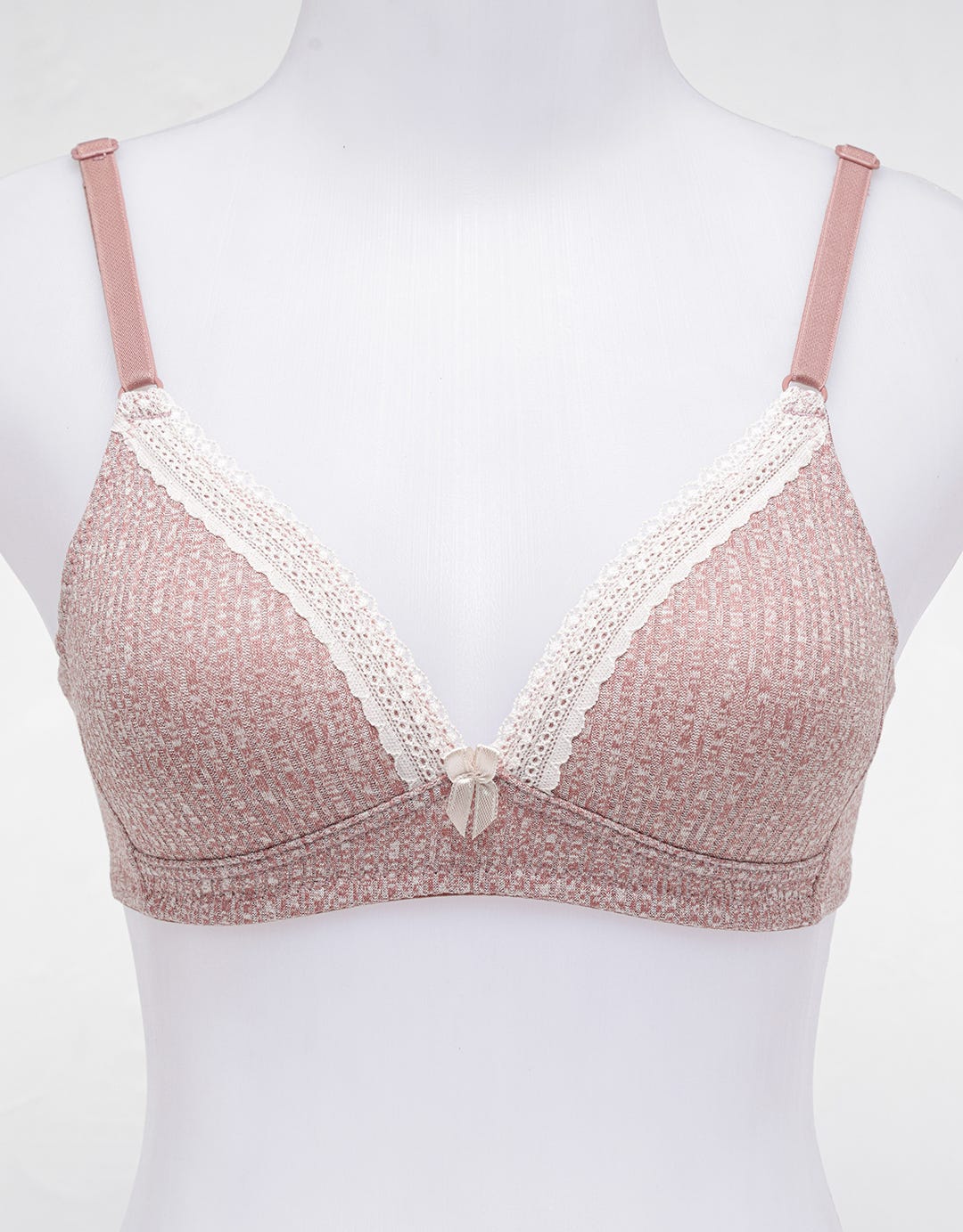 Nevada Non Push Up Regular Bra Non Wired Bra Rib 2 Women