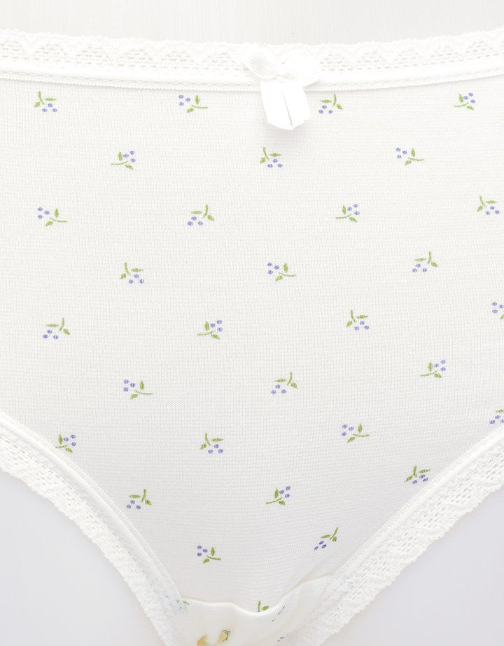 Nevada Brief Midi Panty Flower Print Rotary