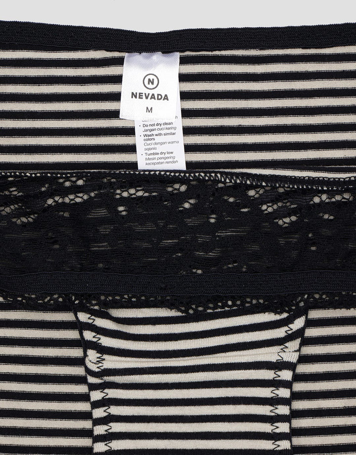 Nevada Stripe Laces Mini Brief Women's Panties
