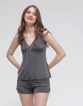 St. Yves Kimono Neck Top Boxer Wanita