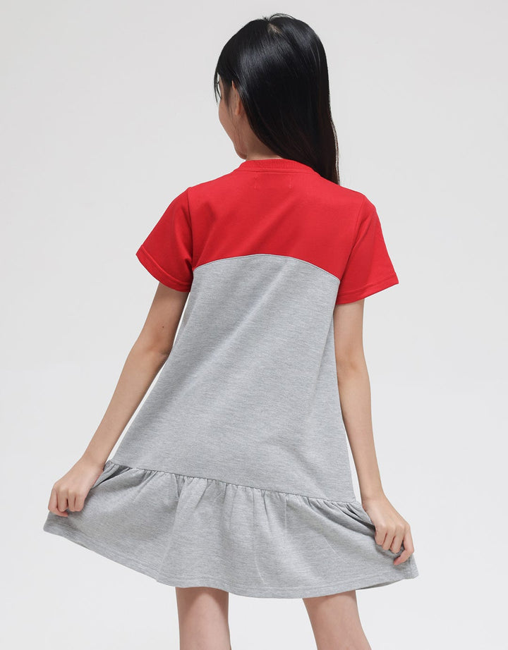 Aero Cat Ears Pocket Midi Dress for Girls