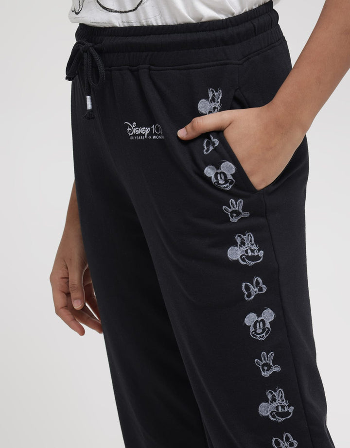Disney Long Pants The Mickey Head Lining
