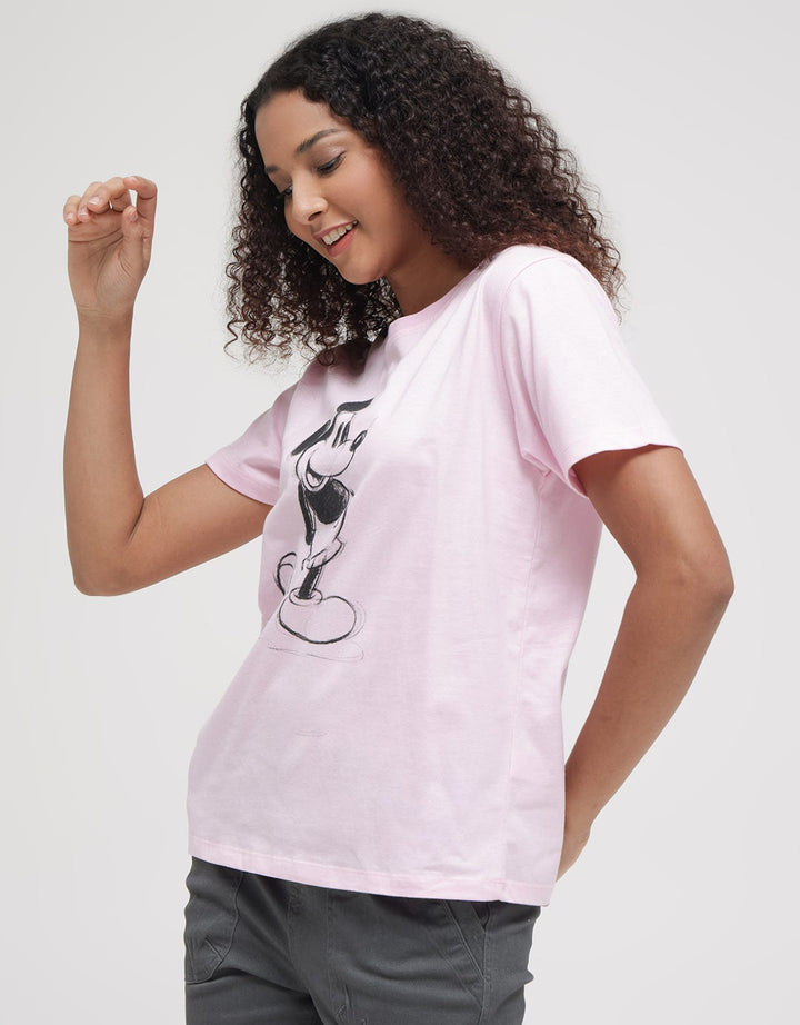 Disney Mickey Q3 Print Kaos Wanita