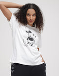 Disney Mickey Q3 Print Kaos Wanita