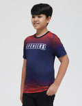 Marvel Short Sleeve T-Shirt Print Sport Avenger Ombre Splash