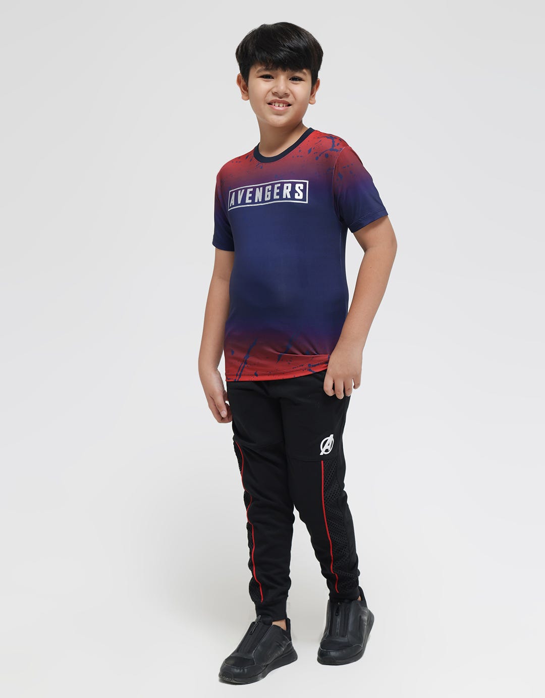 Marvel Short Sleeve T-Shirt Print Sport Avenger Ombre Splash