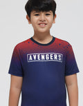 Marvel Short Sleeve T-Shirt Print Sport Avenger Ombre Splash