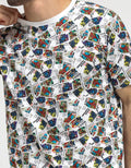 Marvel All Avengers Colorful Kaos Pria