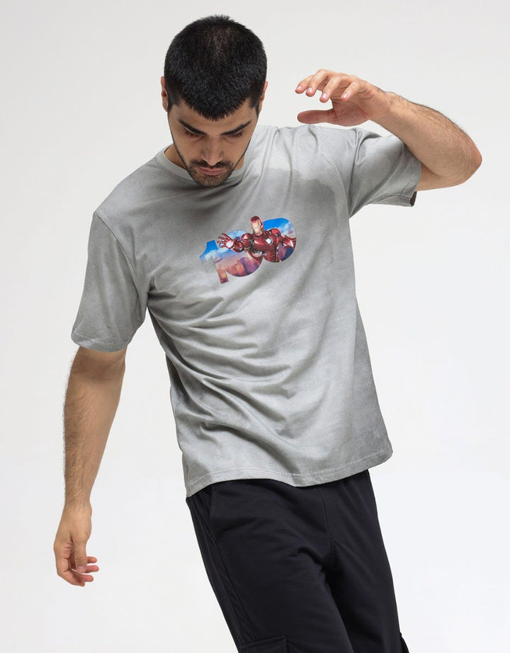 Marvel Iron Man Front Back Men's T-Shirt
