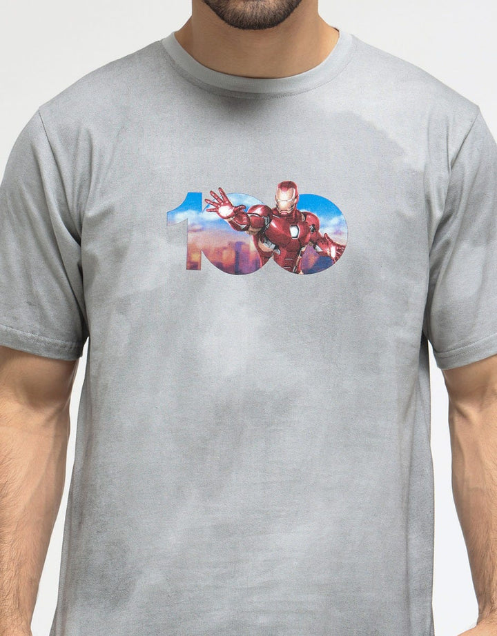 Marvel Iron Man Front Back Men's T-Shirt