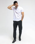 Larusso Kemeja Basic Oxford Pendek