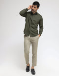 Larusso Kemeja Basic Tencel Panjang