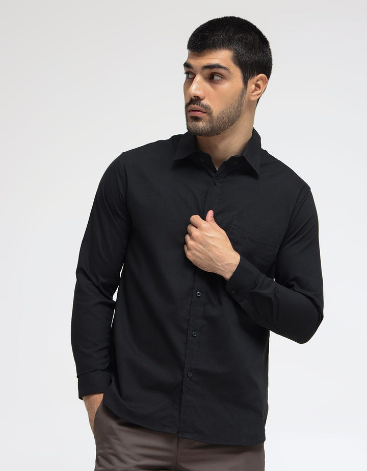 Larusso Kemeja Basic Oxford Panjang Simply Look