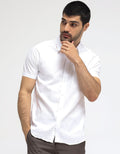 Larusso Kemeja Basic Tencel Pendek