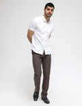 Larusso Kemeja Basic Tencel Pendek