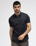 Larusso Kemeja Polos Casual Pria