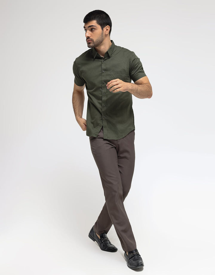 Larusso Basic Tencel Kemeja Pria